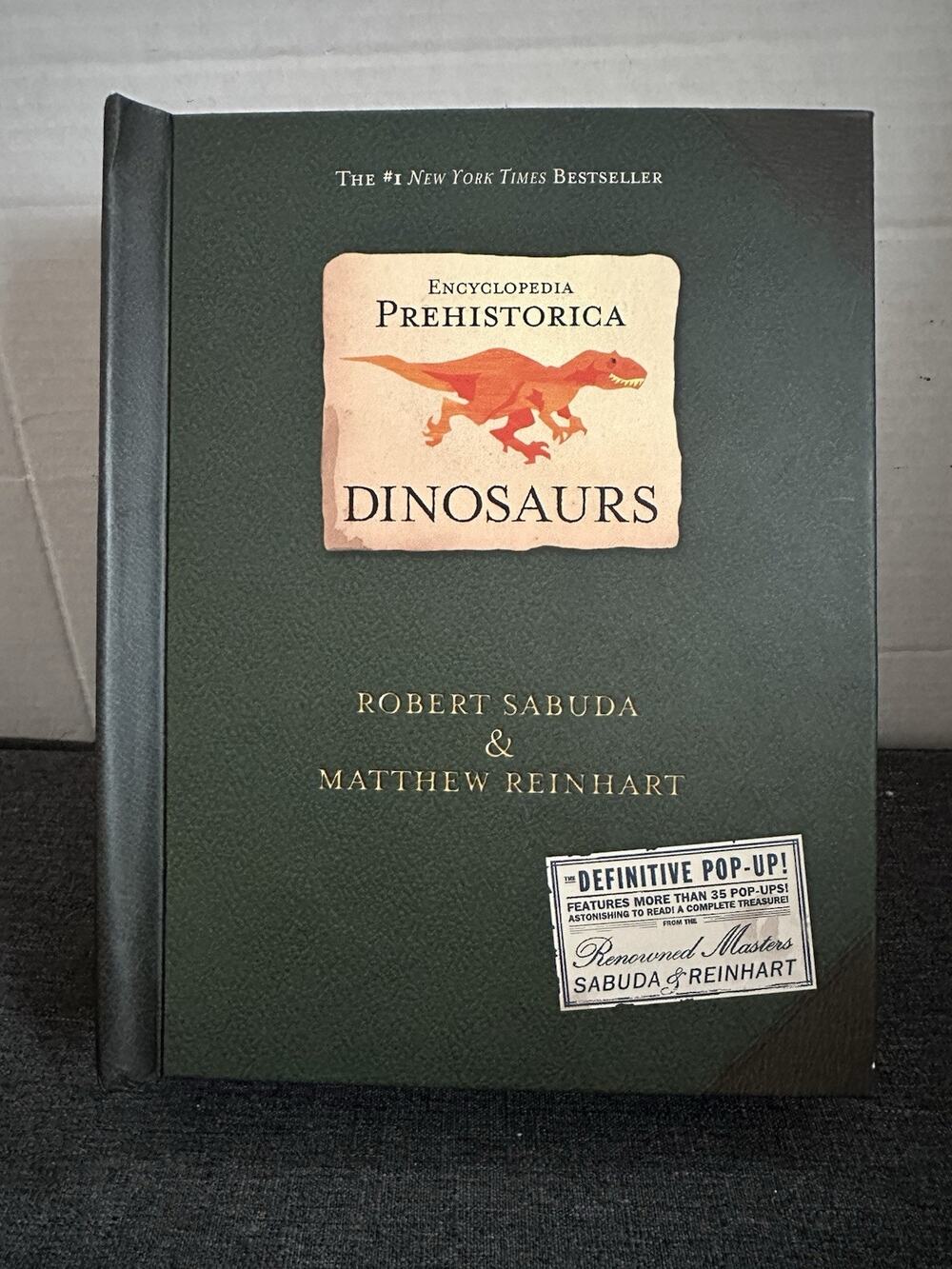 Encyclopedia Prehistorica Dinosaurs Sabuda Reinhart 2005 Pop-Up Book AS IS